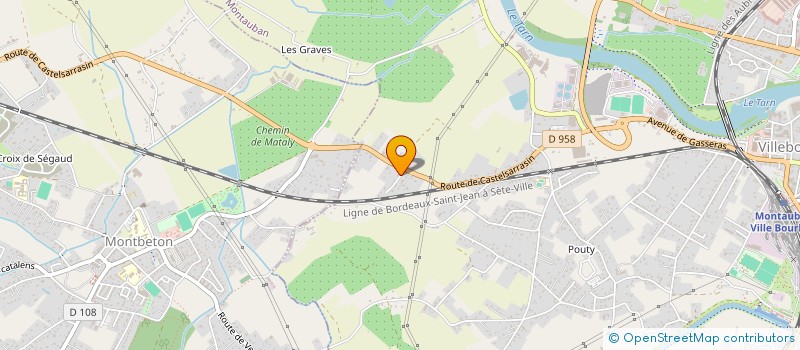 localisation de l'entreprise MONSIEUR DELSON BOULANGER  MONTAUBAN