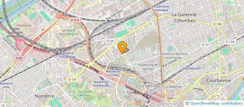 localisation de l'entreprise MONSIEUR DELWAR HOSSAIN  NANTERRE