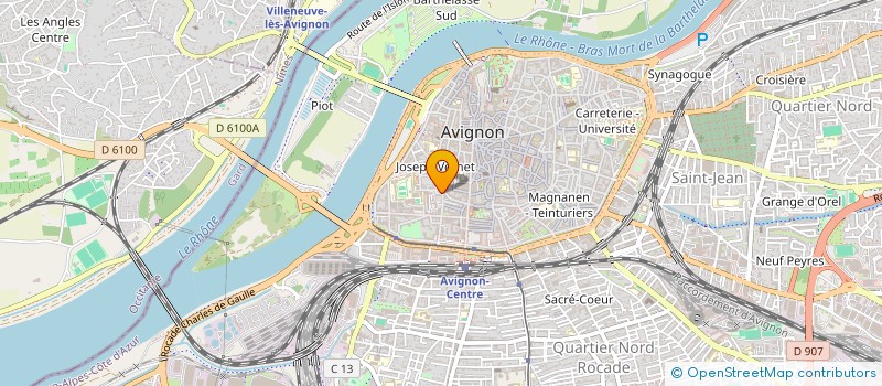 localisation de l'entreprise MONSIEUR DEMBA BALDE  AVIGNON