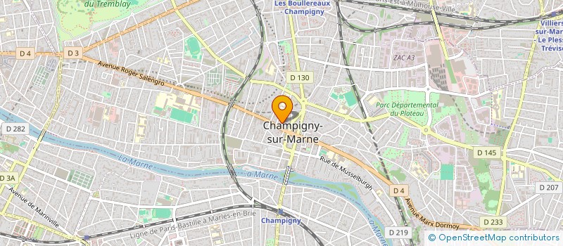 localisation de l'entreprise MONSIEUR DEMBA BARADJI à CHAMPIGNY-SUR-MARNE