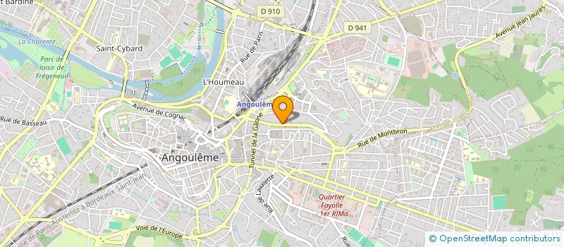 localisation de l'entreprise MONSIEUR DEMBA BAYO à ANGOULEME