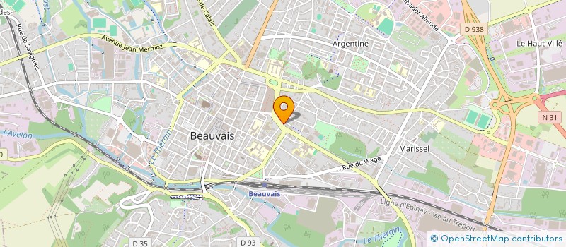 localisation de l'entreprise MONSIEUR DEMBA CAMARA  BEAUVAIS