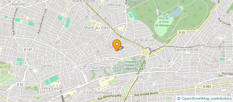 localisation de l'entreprise MONSIEUR DEMBA CISSE  LE HAVRE