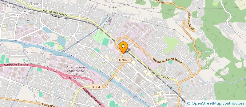 localisation de l'entreprise MONSIEUR DEMBA COULIBALY  CLUSES