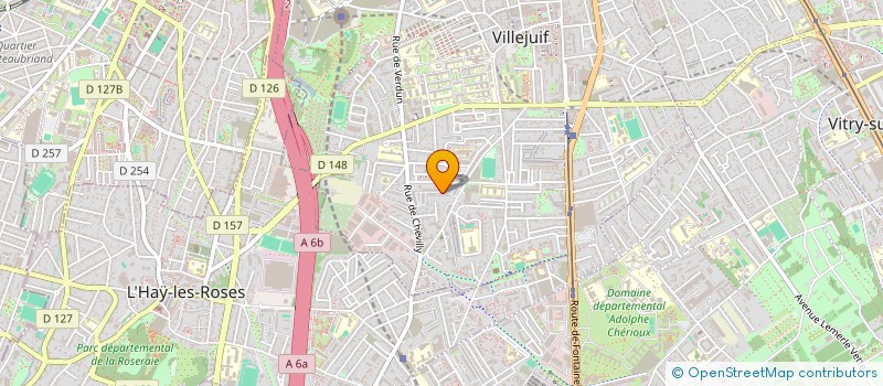 localisation de l'entreprise MONSIEUR DEMBA COULIBALY à VILLEJUIF
