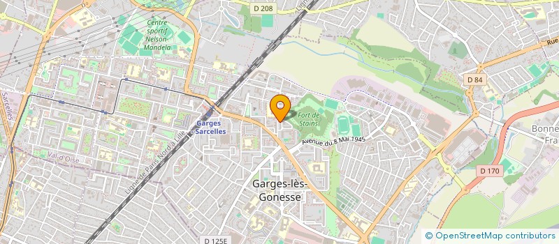 localisation de l'entreprise MONSIEUR DEMBA DABO  GARGES-LES-GONESSE