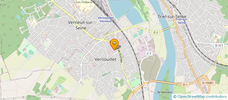 localisation de l'entreprise MONSIEUR DEMBA DEMBELE à VERNOUILLET