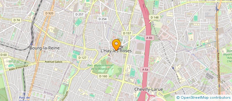 localisation de l'entreprise MONSIEUR DEMBA DIAGNE  L'HAY-LES-ROSES