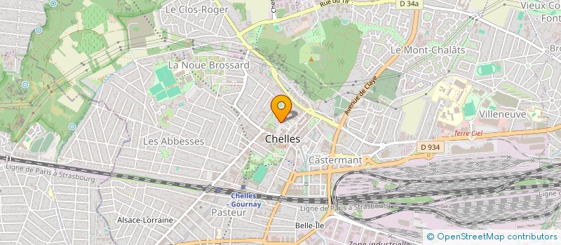 localisation de l'entreprise MONSIEUR DEMBA DIALLO  CHELLES