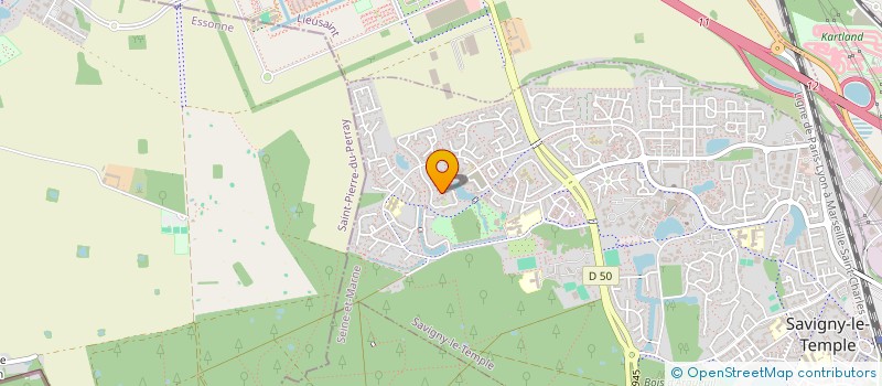 localisation de l'entreprise MONSIEUR DEMBA DIAWARA  SAVIGNY-LE-TEMPLE