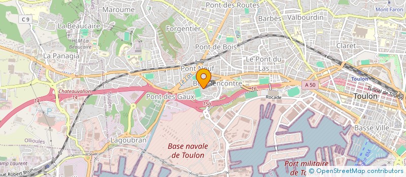 localisation de l'entreprise MONSIEUR DEMBA DIOP  TOULON