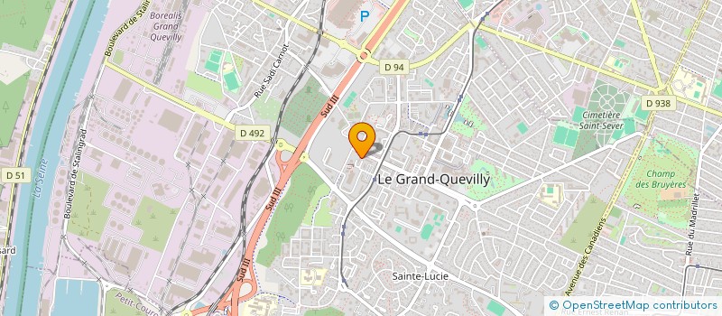 localisation de l'entreprise MONSIEUR DEMBA DIOP  LE GRAND-QUEVILLY