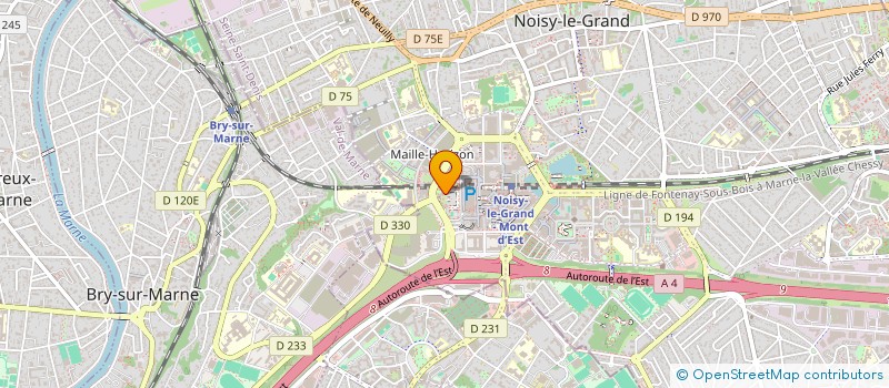 localisation de l'entreprise MONSIEUR DEMBA DOUCOURE  NOISY-LE-GRAND