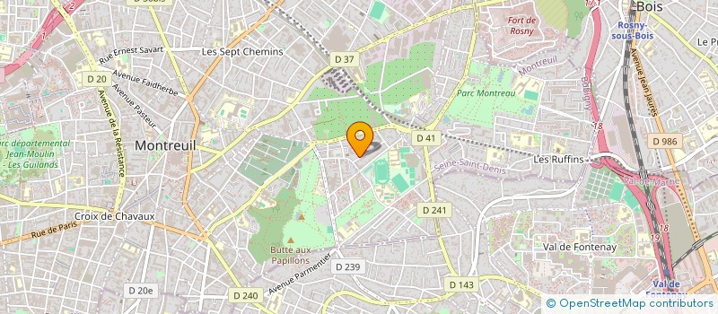 localisation de l'entreprise MONSIEUR DEMBA DRAME à MONTREUIL