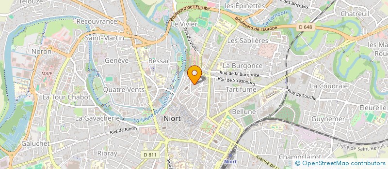localisation de l'entreprise MONSIEUR DEMBA EMBALO à NIORT