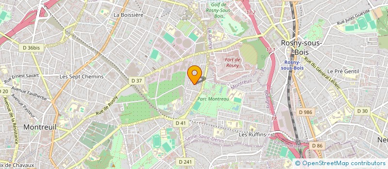 localisation de l'entreprise MONSIEUR DEMBA GASSAMA à MONTREUIL