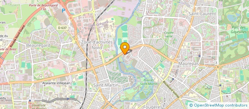 localisation de l'entreprise MONSIEUR DEMBA KEBE  RENNES