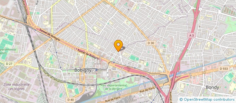 localisation de l'entreprise MONSIEUR DEMBA MAMADOU NDIAYE  BOBIGNY