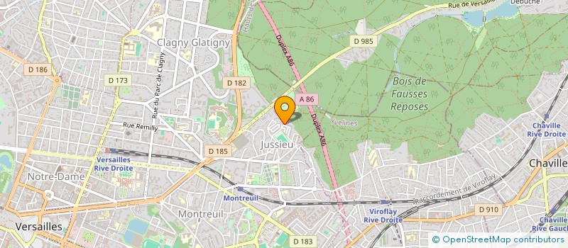 localisation de l'entreprise MONSIEUR DEMBA SACKO à VERSAILLES