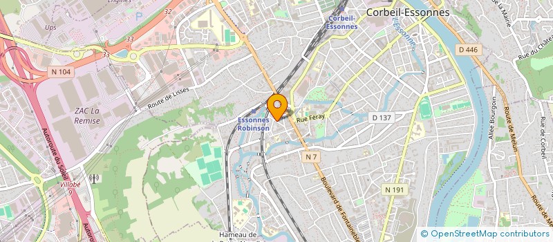 localisation de l'entreprise MONSIEUR DEMBA SARAMBOUNOU  CORBEIL-ESSONNES