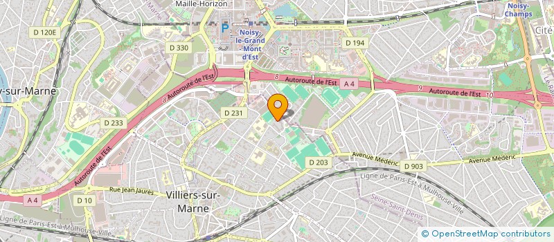 localisation de l'entreprise MONSIEUR DEMBA SARR  VILLIERS-SUR-MARNE