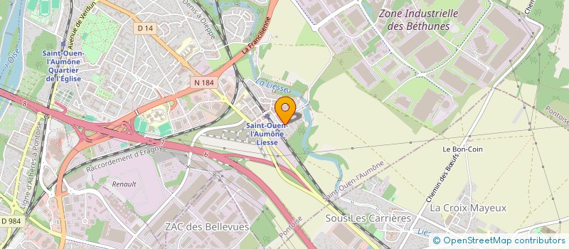 localisation de l'entreprise MONSIEUR DEMBA SEGNANE  SAINT-OUEN-L'AUMONE