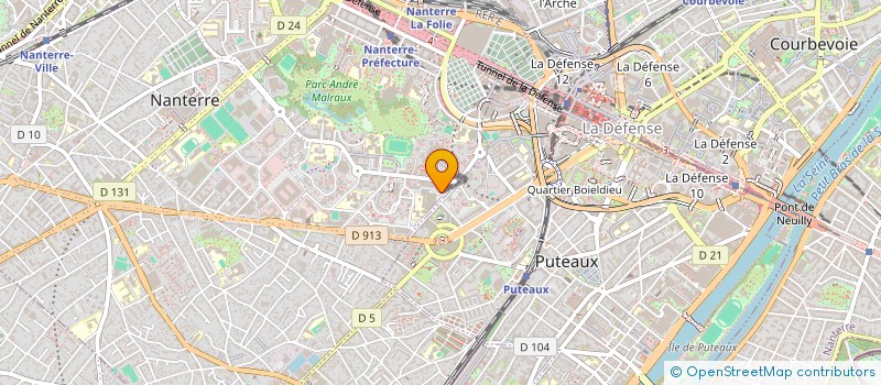 localisation de l'entreprise MONSIEUR DEMBA SIDIBE  NANTERRE