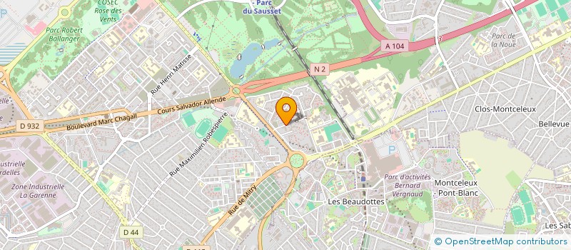 localisation de l'entreprise MONSIEUR DEMBEDIA SACKO à AULNAY-SOUS-BOIS