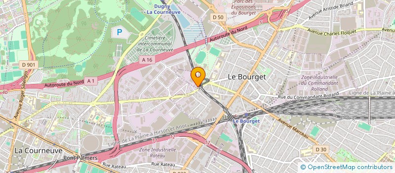 localisation de l'entreprise MONSIEUR DEMBELE MOCTAR à LE BOURGET