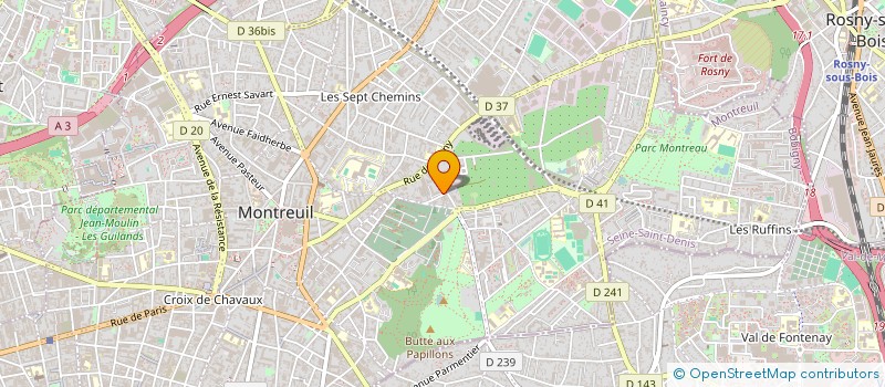 localisation de l'entreprise MONSIEUR DEMBO KOUYATE à MONTREUIL