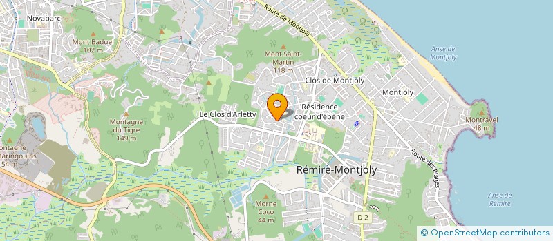localisation de l'entreprise MONSIEUR DEMETRIO TAVARES DOS SANTOS à REMIRE MONTJOLY