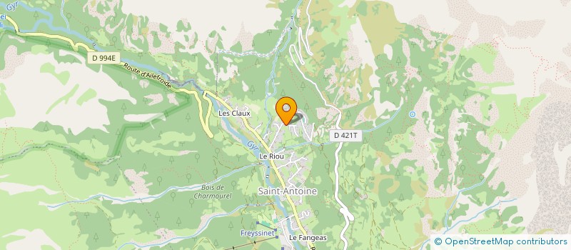 localisation de l'entreprise MONSIEUR DEMIAN FERNANDEZ-FRELAT  VALLOUISE-PELVOUX