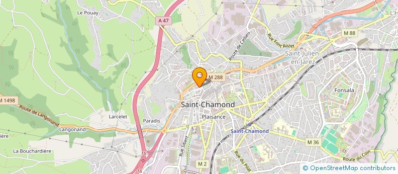 localisation de l'entreprise MONSIEUR DEMIR SHAKIROV  SAINT-CHAMOND