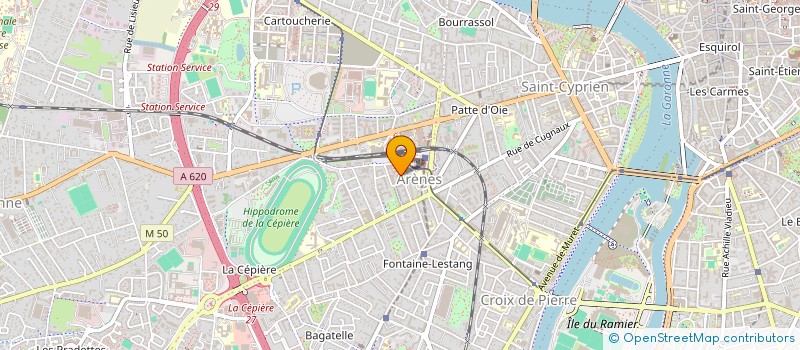 localisation de l'entreprise MONSIEUR DEMPSEY LABORDE  TOULOUSE