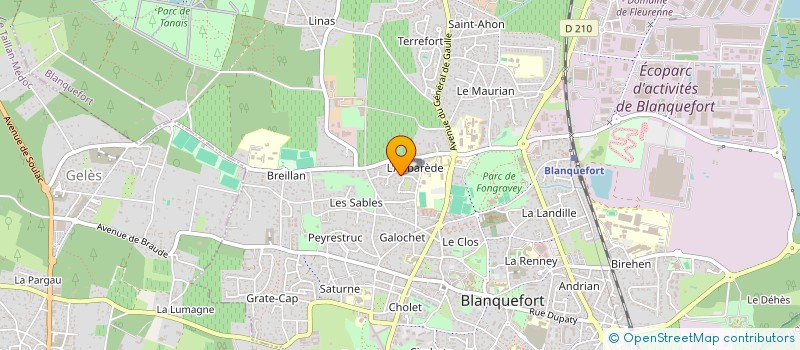 localisation de l'entreprise MONSIEUR DEMSEY WEISS à BLANQUEFORT