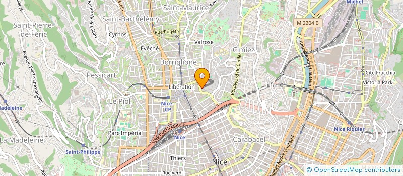 localisation de l'entreprise MONSIEUR DENARD PLANAJ  NICE