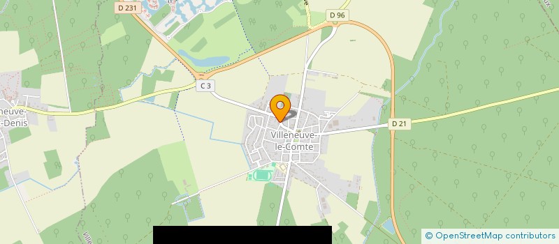 localisation de l'entreprise MONSIEUR DENDELEUX THIBAUT  VILLENEUVE-LE-COMTE