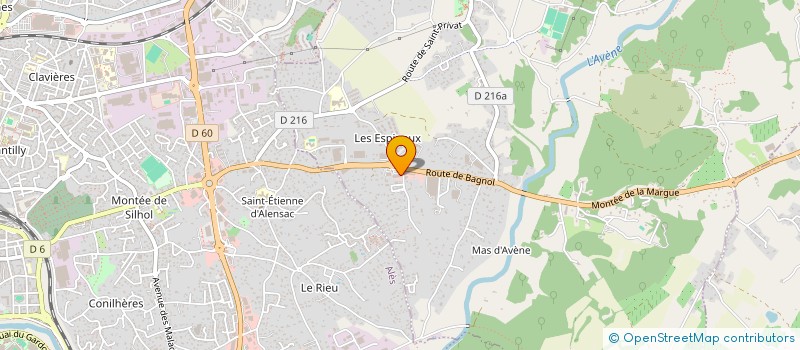 localisation de l'entreprise MONSIEUR DENES FEYER  SAINT-PRIVAT-DES-VIEUX