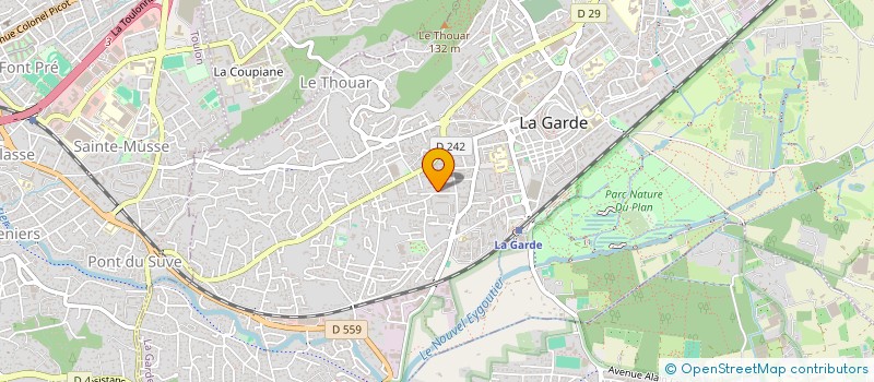 localisation de l'entreprise MONSIEUR DENG ATAK KUR  LA GARDE