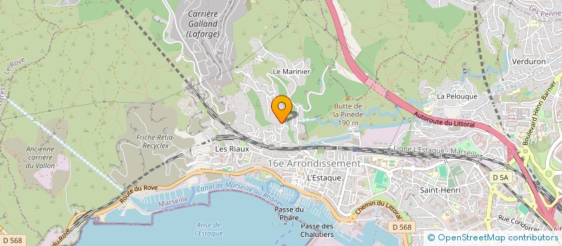localisation de l'entreprise MONSIEUR DENI GOTELIE à MARSEILLE