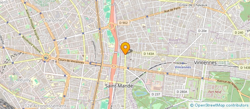 localisation de l'entreprise MONSIEUR DENI MARINOVIC à SAINT-MANDE