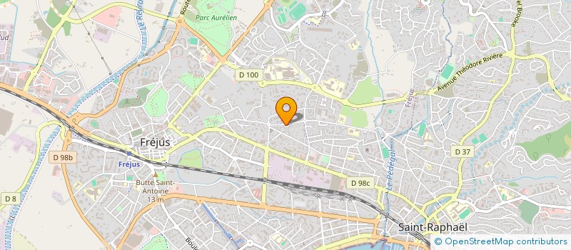 localisation de l'entreprise MONSIEUR DENILSON SEMEDO GOMES à FREJUS