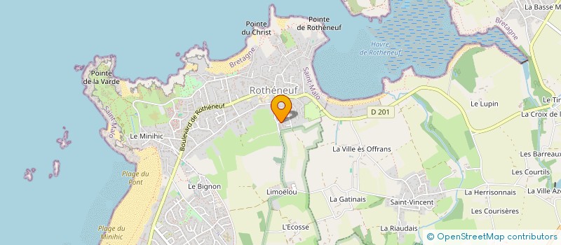 localisation de l'entreprise MONSIEUR DENIS ADAM à SAINT-MALO
