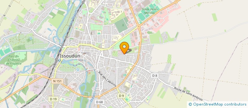 localisation de l'entreprise MONSIEUR DENIS ADAM à ISSOUDUN