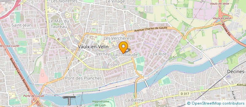 localisation de l'entreprise MONSIEUR DENIS AFONSO à VAULX-EN-VELIN