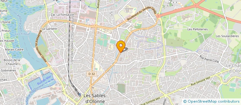 localisation de l'entreprise MONSIEUR DENIS AGENIS à LES SABLES D'OLONNE