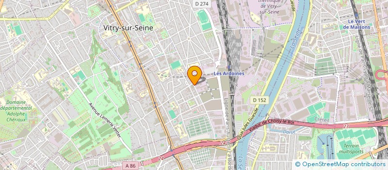 localisation de l'entreprise MONSIEUR DENIS ALAIN GALLAND à VITRY-SUR-SEINE