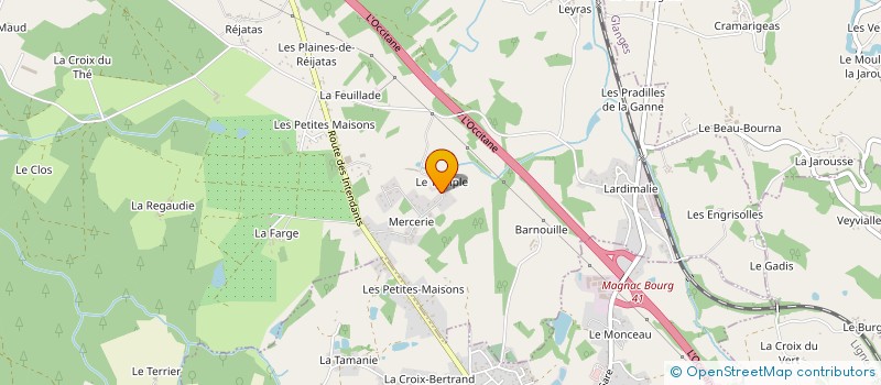 localisation de l'entreprise MONSIEUR DENIS ALBIN à VICQ-SUR-BREUILH