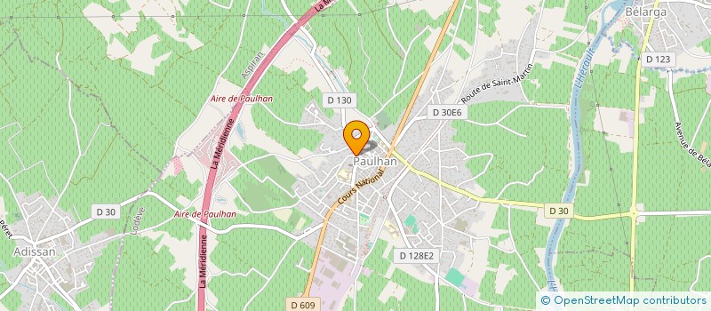 localisation de l'entreprise MONSIEUR DENIS ALEIX  PAULHAN