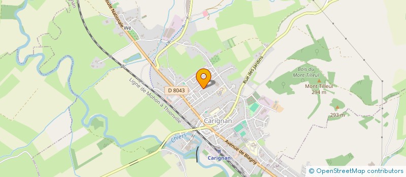 localisation de l'entreprise MONSIEUR DENIS ALEXANDRE  CARIGNAN